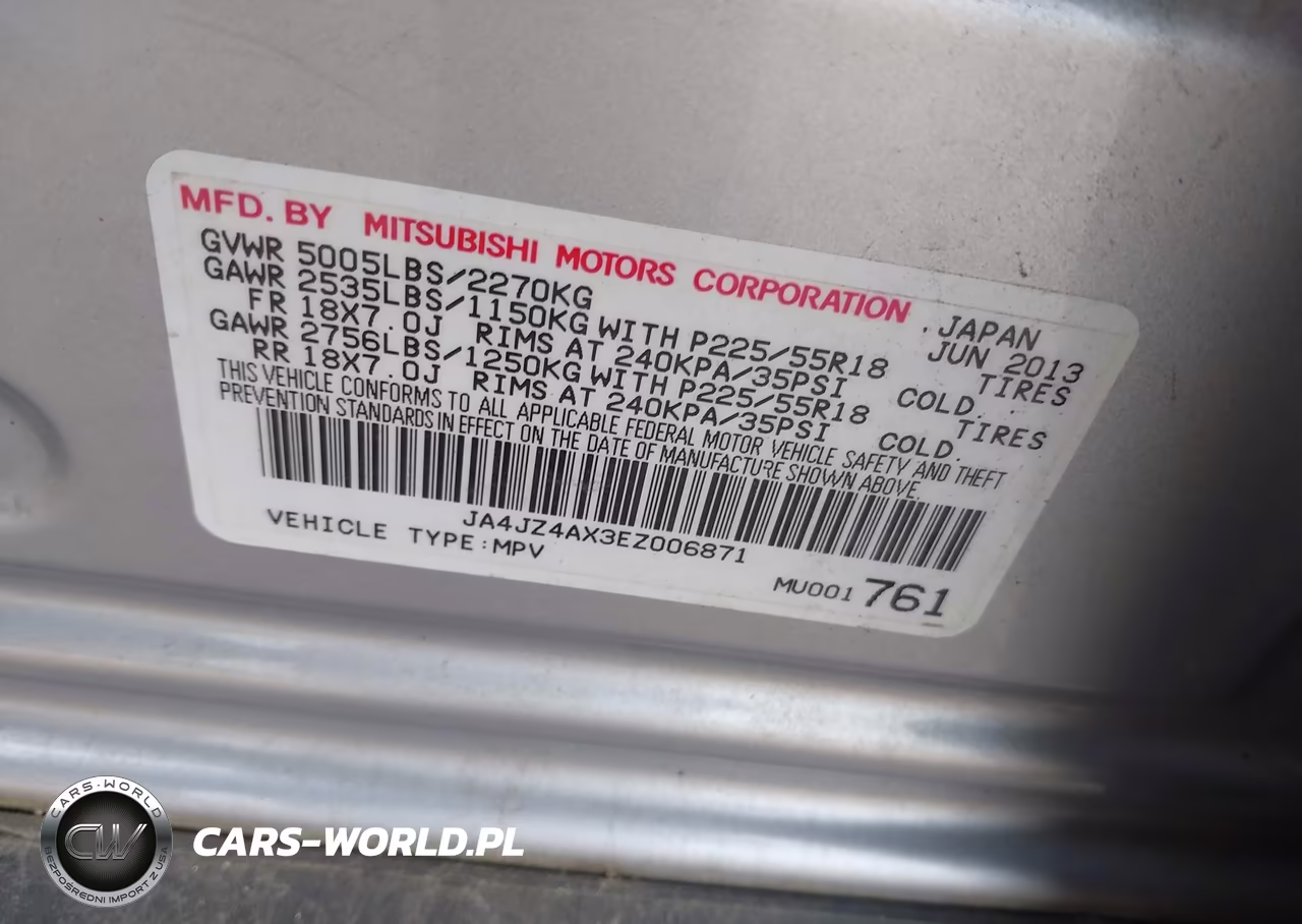 2014 Mitsubishi Outlander Gt VIN:JA4JZ4AX3EZ006871 - 9