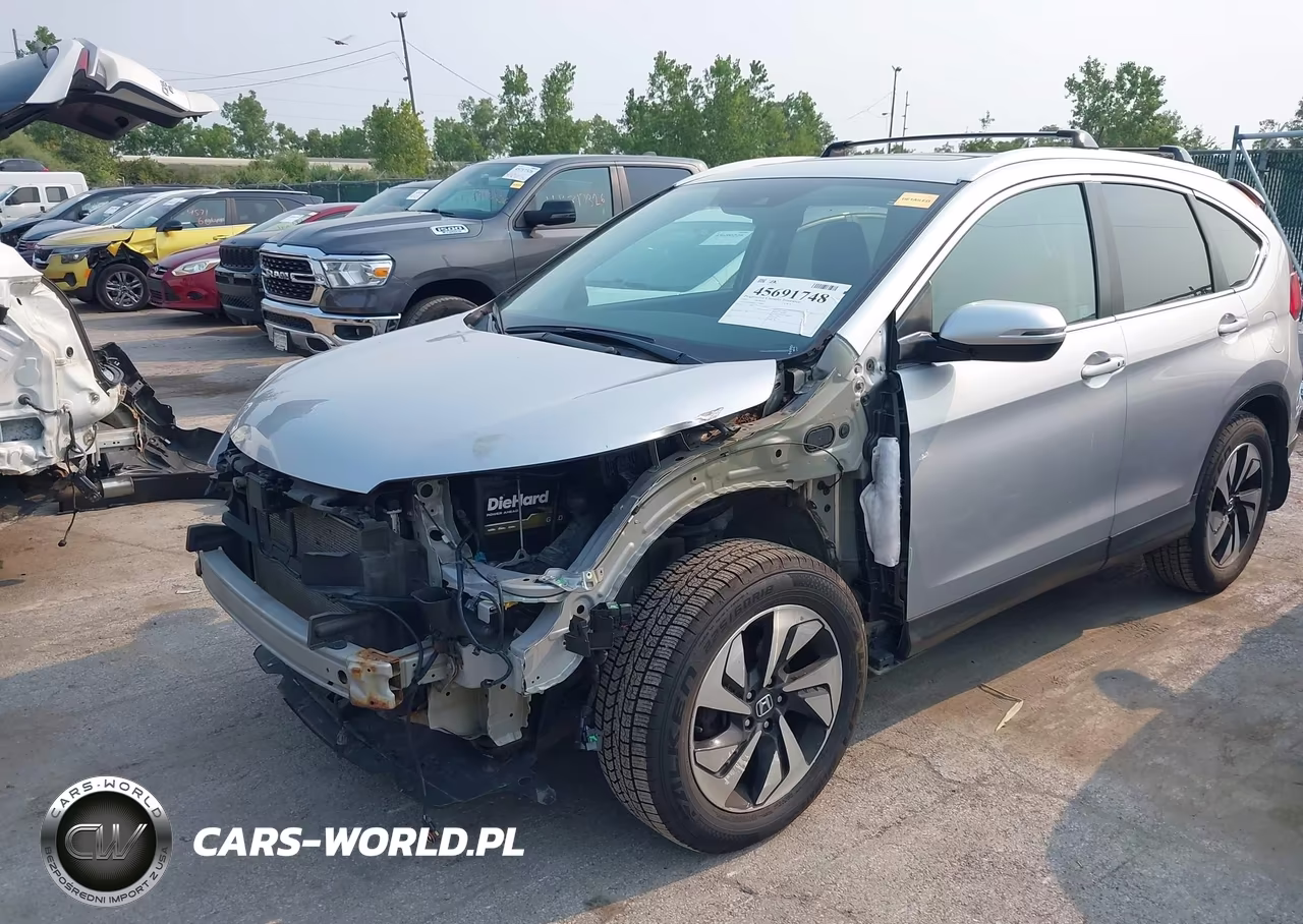 2015 Honda Cr-V Touring VIN:5J6RM4H96FL073638 - 2