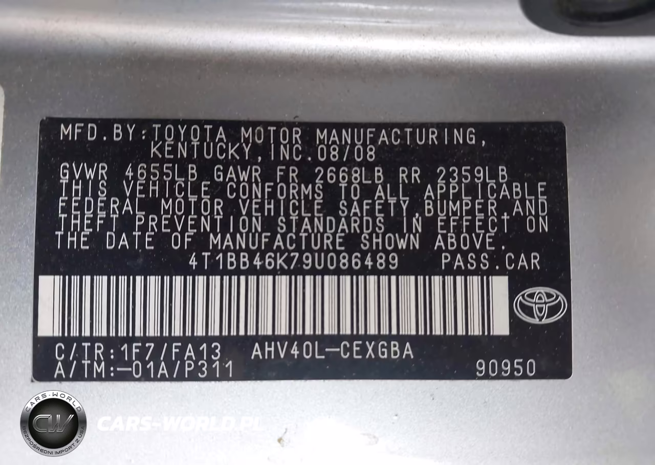 2009 Toyota Camry Hybrid VIN:4T1BB46K79U086489 - 9
