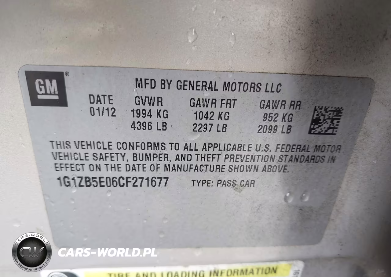 2012 Chevrolet Malibu Ls VIN:1G1ZB5E06CF271677 - 9