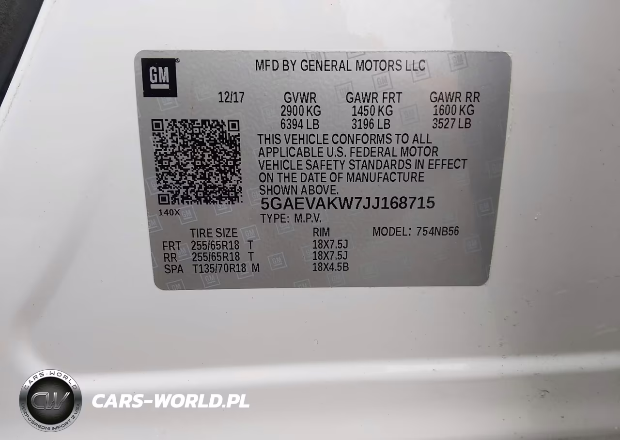 2018 Buick Enclave Essence VIN:5GAEVAKW7JJ168715 - 9