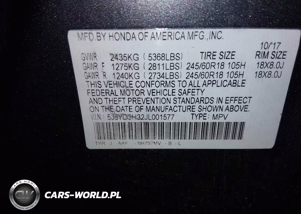 2018 Acura Mdx VIN:5J8YD3H32JL001577 - 9