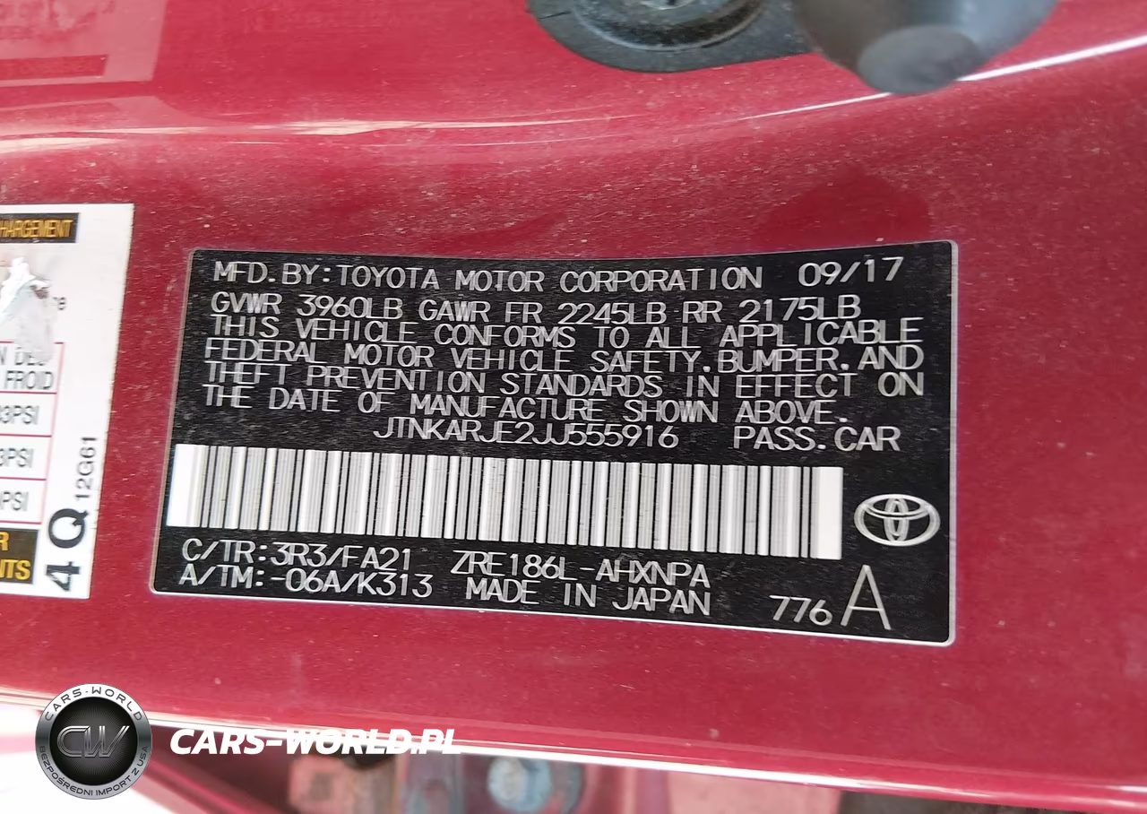 2018 Toyota Corolla Im VIN:JTNKARJE2JJ555916 - 9