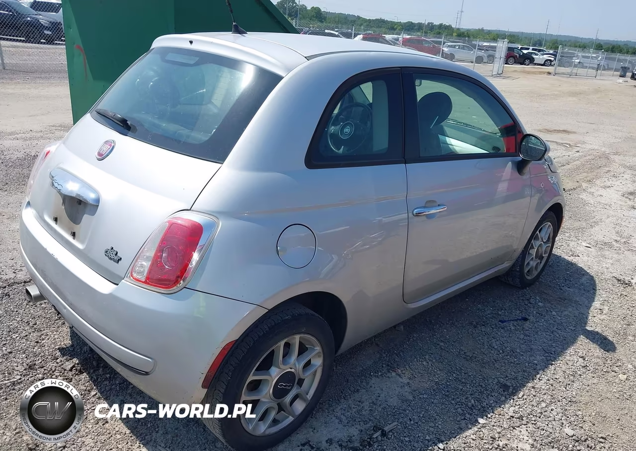 2013 Fiat 500 Pop VIN:3C3CFFAR1DT754081 - 4