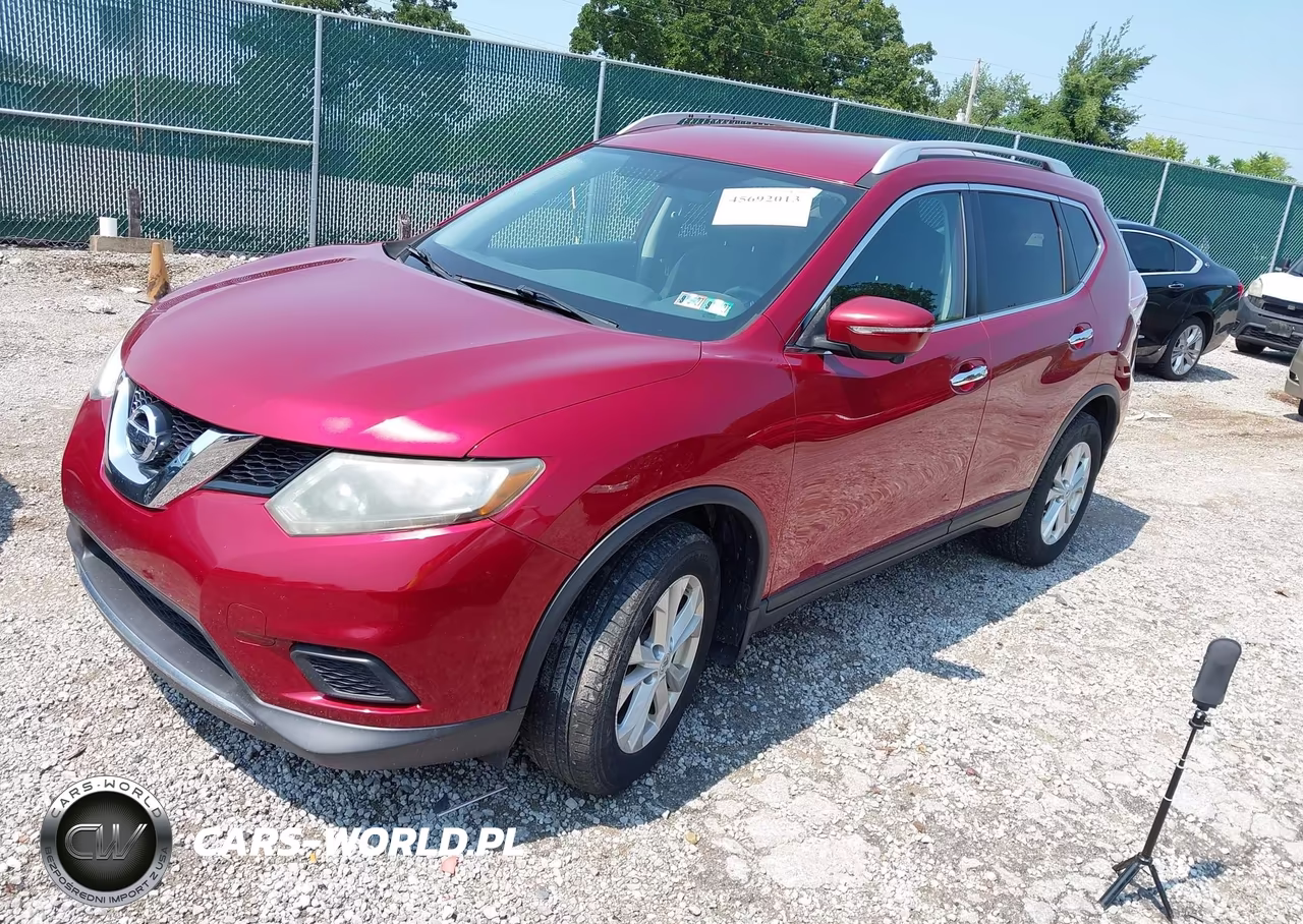 2015 Nissan Rogue Sv VIN:KNMAT2MV0FP576426 - 2