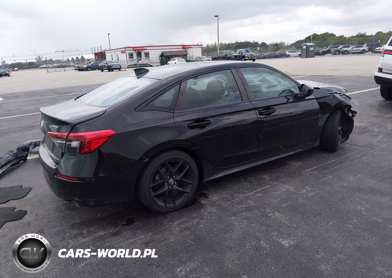 2022 Honda Civic Sport VIN:2HGFE2F54NH576527 - 4
