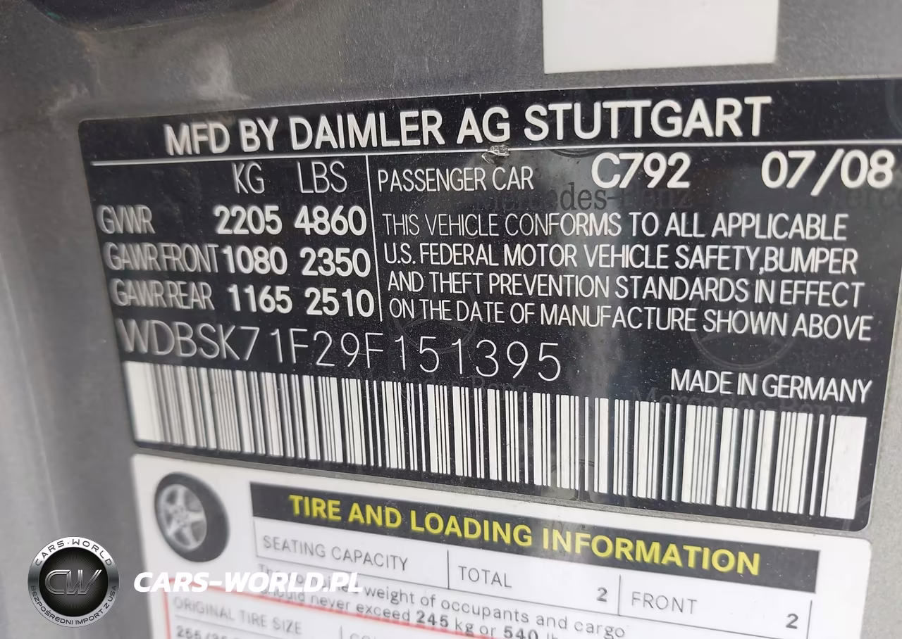 2009 Mercedes-Benz Sl 550 VIN:WDBSK71F29F151395 - 9