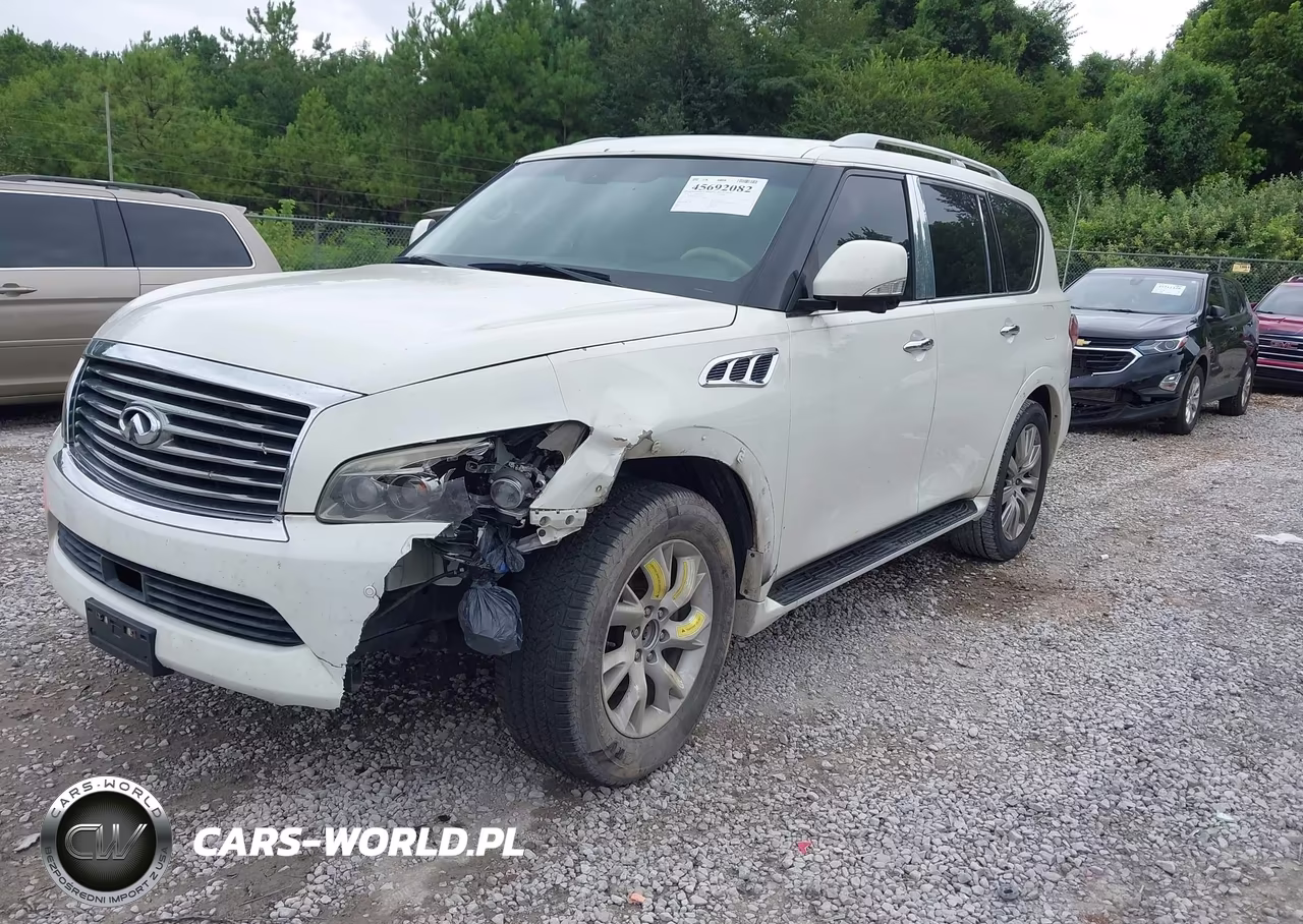 2012 Infiniti Qx56 VIN:JN8AZ2NE2C9023536 - 2