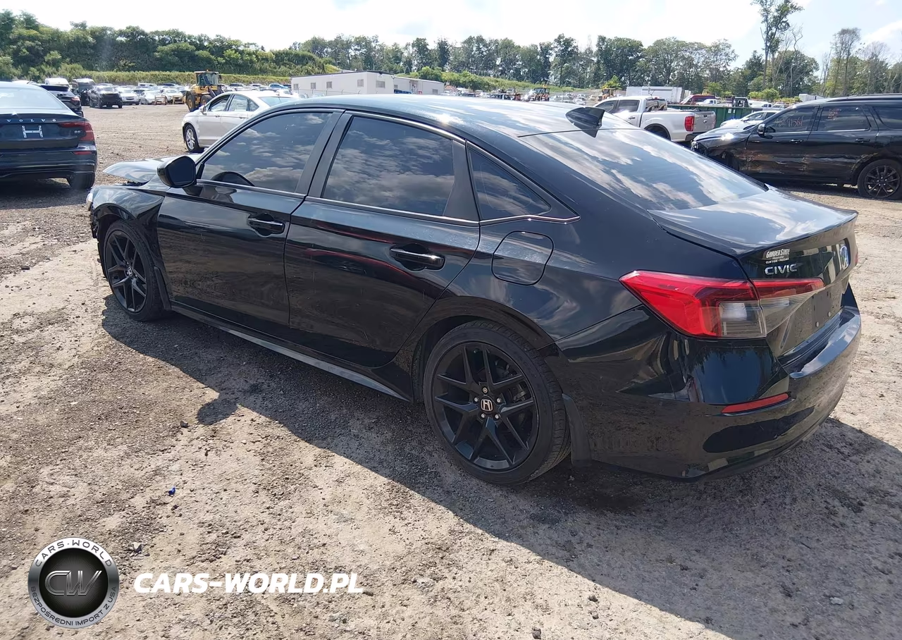 2022 Honda Civic Sport VIN:2HGFE2F56NH587707 - 3