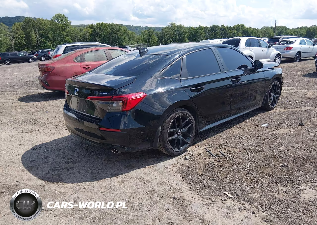 2022 Honda Civic Sport VIN:2HGFE2F56NH587707 - 4