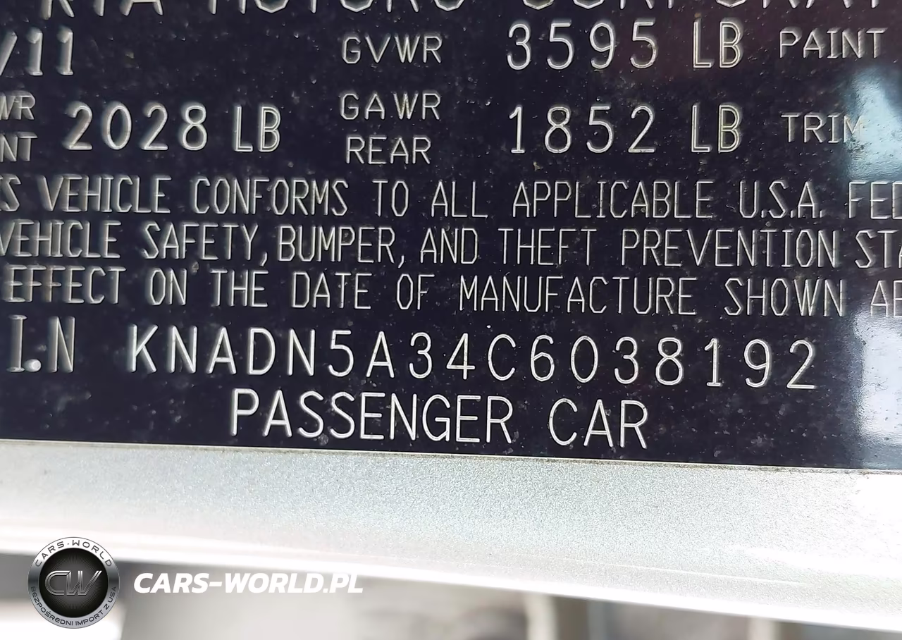 2012 Kia Rio5 Sx VIN:KNADN5A34C6038192 - 9