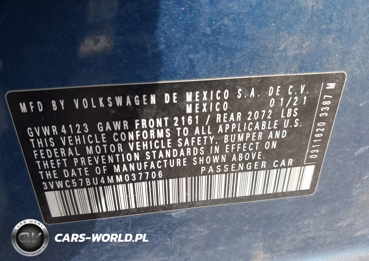 2021 Volkswagen Jetta 1.4T R-Line-1.4T Se-S VIN:3VWC57BU4MM037706 - 9