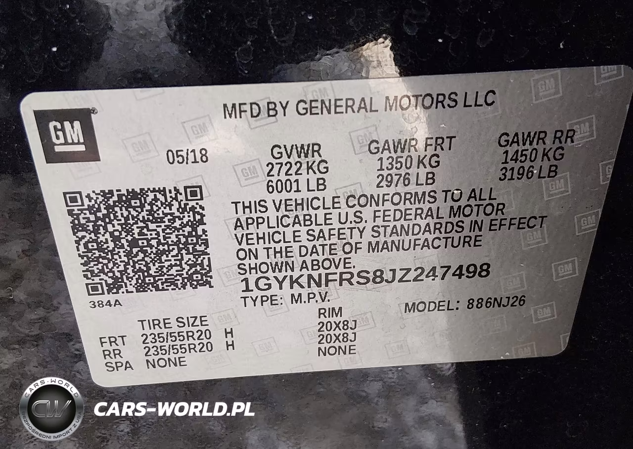 2018 Cadillac Xt5 Premium Luxury VIN:1GYKNFRS8JZ247498 - 9