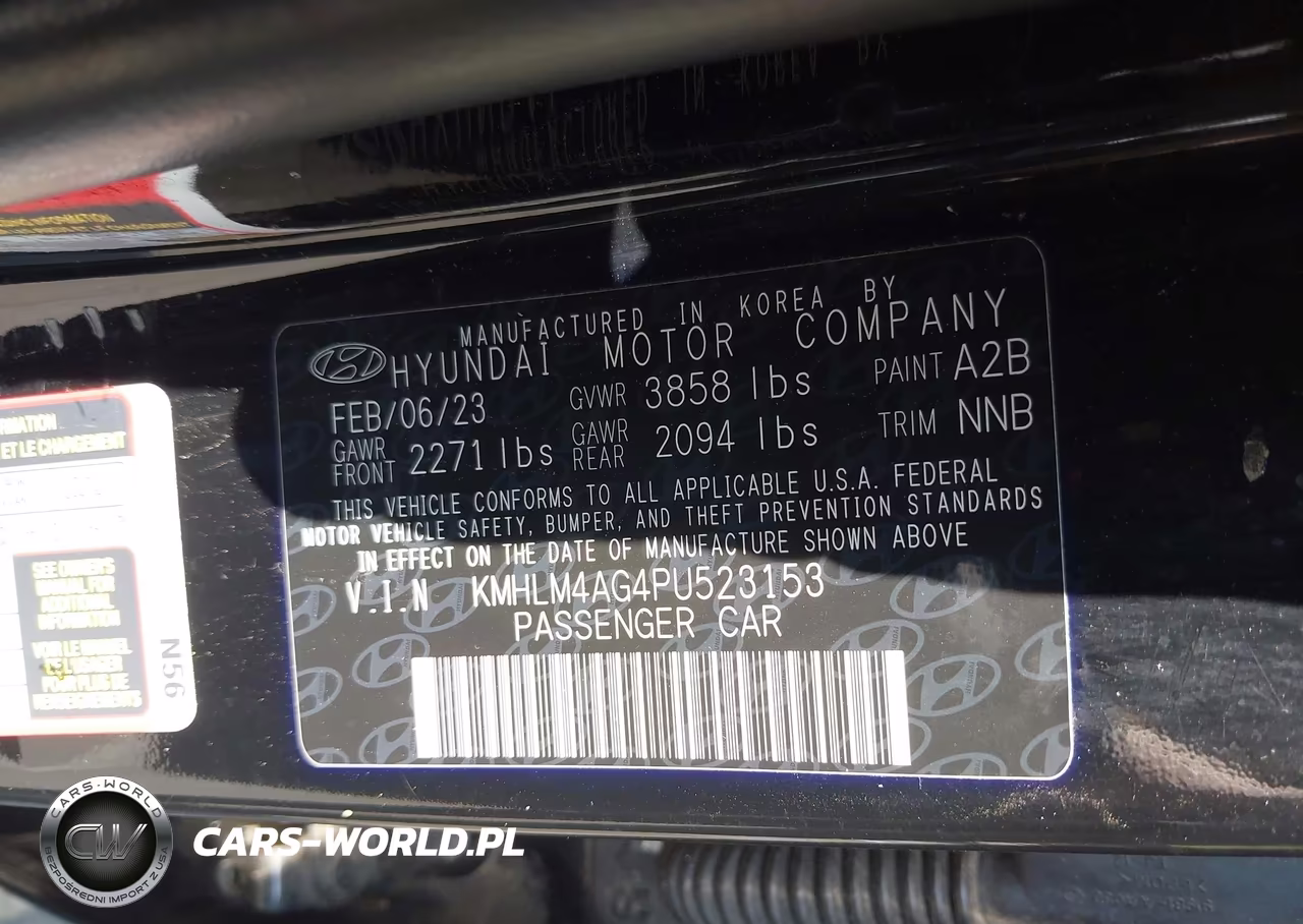 2023 Hyundai Elantra Sel VIN:KMHLM4AG4PU523153 - 9