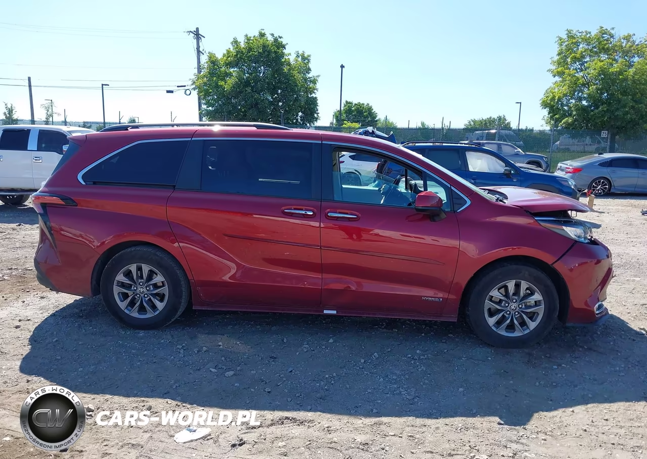 2021 Toyota Sienna Xle VIN:5TDYRKECXMS074097 - 12