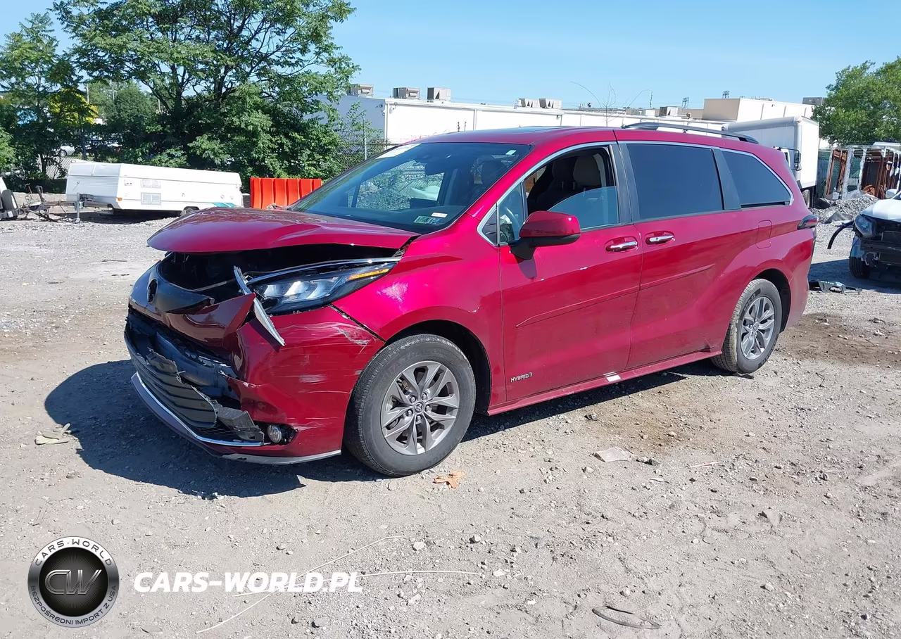 2021 Toyota Sienna Xle VIN:5TDYRKECXMS074097 - 2