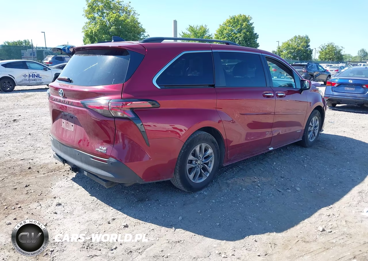 2021 Toyota Sienna Xle VIN:5TDYRKECXMS074097 - 4