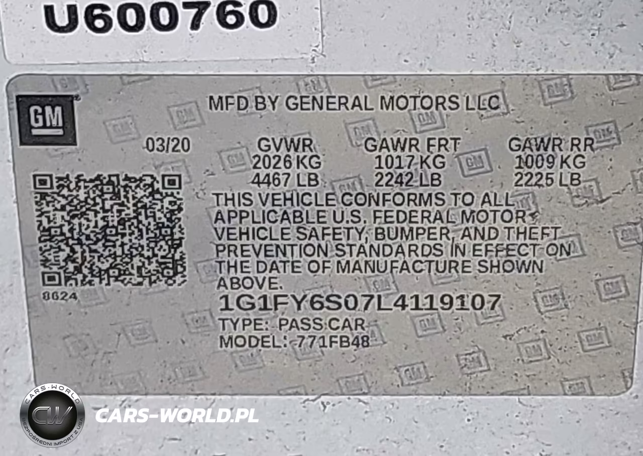 2020 Chevrolet Bolt Ev Fwd Lt VIN:1G1FY6S07L4119107 - 9