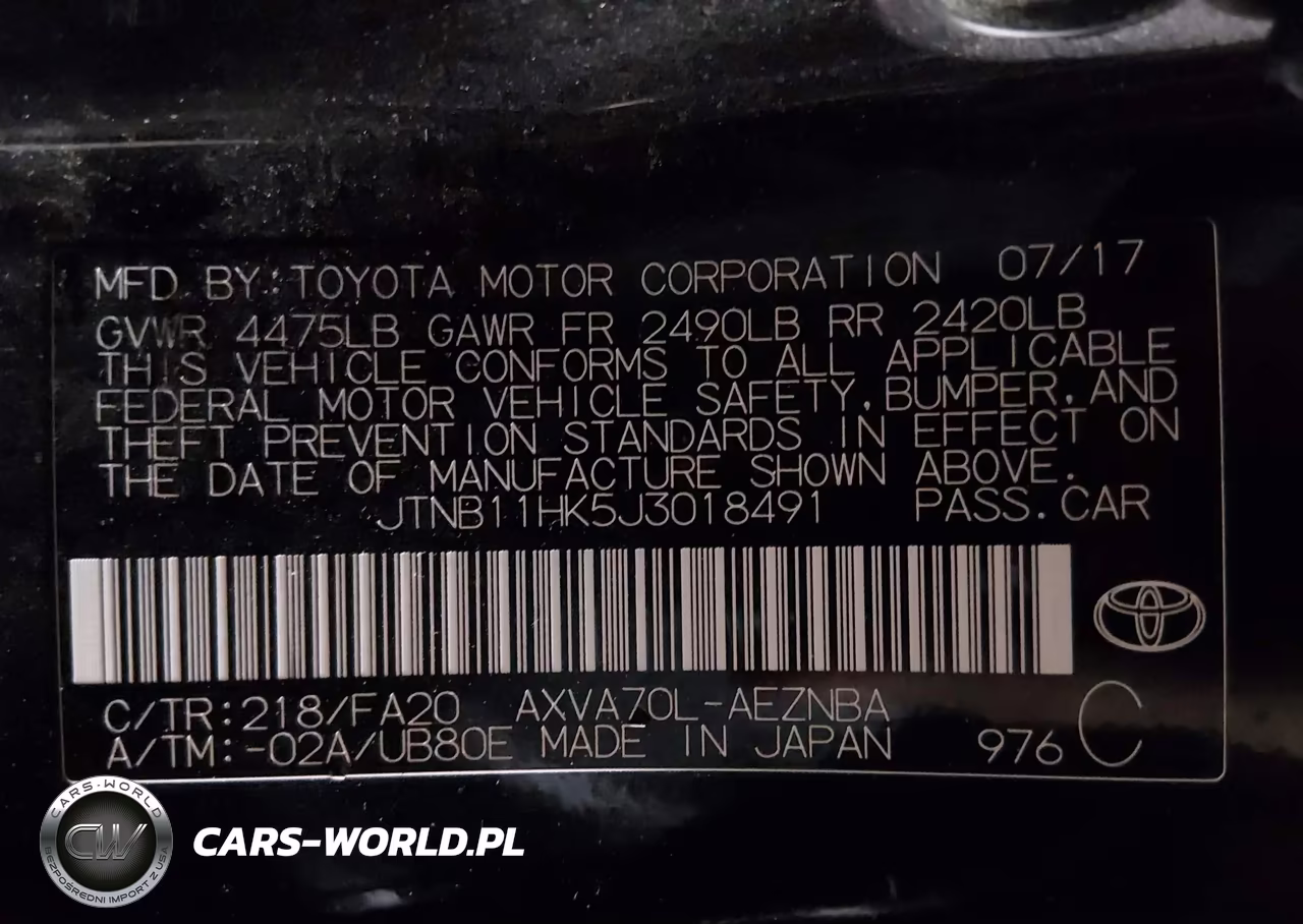 2018 Toyota Camry L-Le-Xle-Se-Xse VIN:JTNB11HK5J3018491 - 9