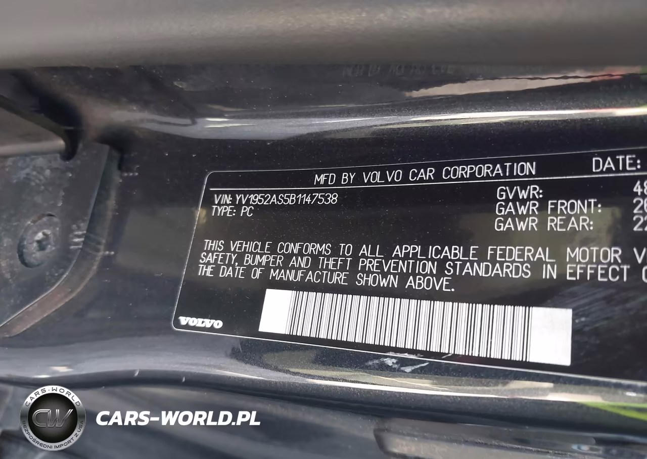 2011 Volvo S80 3.2 VIN:YV1952AS5B1147538 - 9
