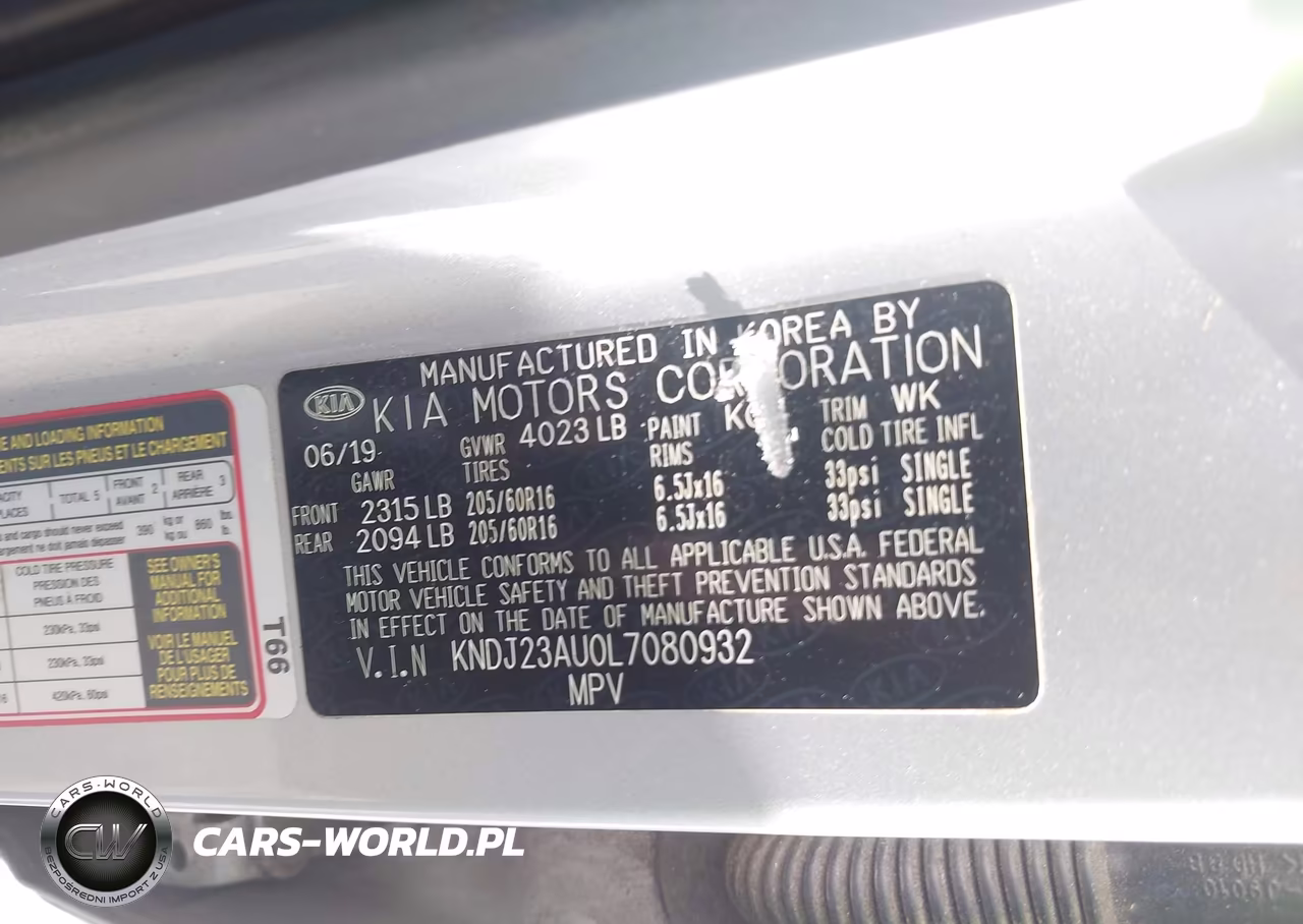 2020 Kia Soul Lx VIN:KNDJ23AU0L7080932 - 9