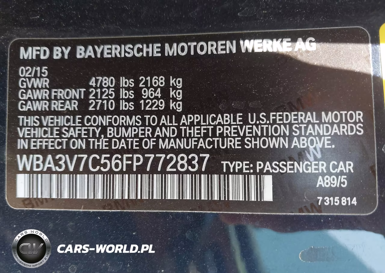 2015 BMW 428I VIN:WBA3V7C56FP772837 - 9