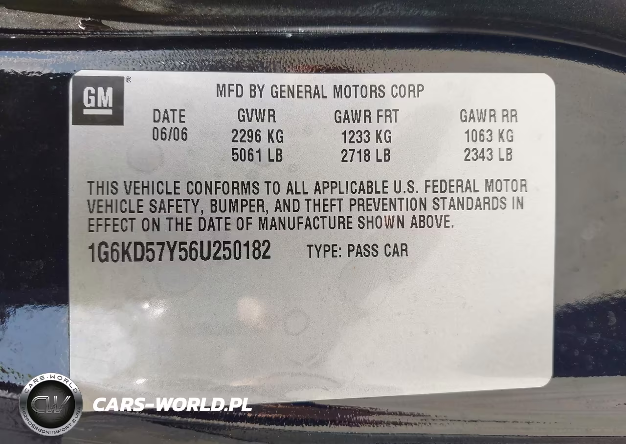 2006 Cadillac Dts 1Sb VIN:1G6KD57Y56U250182 - 9