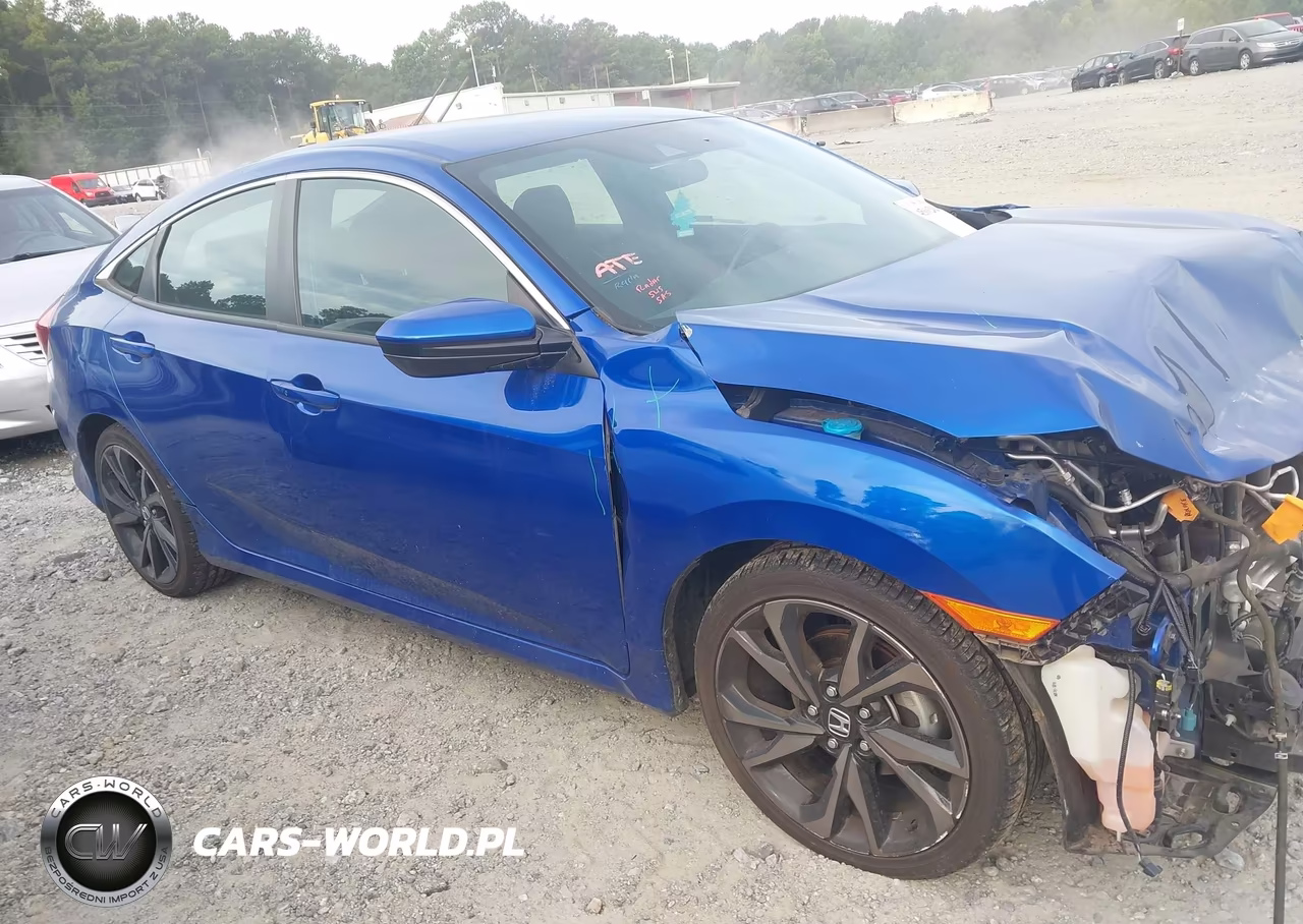 2019 Honda Civic Sport VIN:2HGFC2F80KH596849 - 13