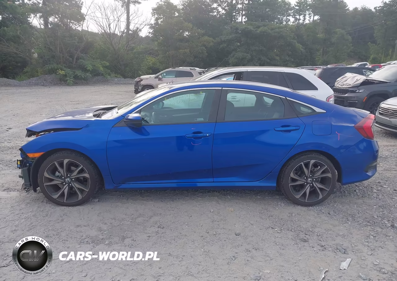 2019 Honda Civic Sport VIN:2HGFC2F80KH596849 - 14