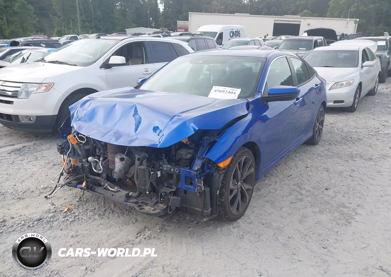 2019 Honda Civic Sport VIN:2HGFC2F80KH596849 - 2
