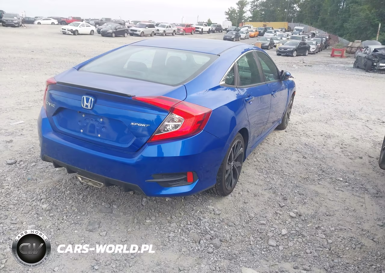 2019 Honda Civic Sport VIN:2HGFC2F80KH596849 - 4