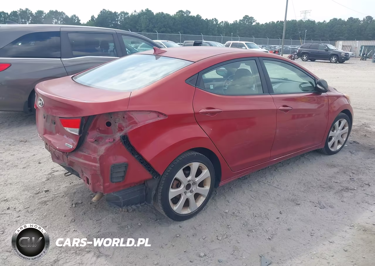 2012 Hyundai Elantra Limited (Ulsan Plant) VIN:KMHDH4AE2CU243328 - 4