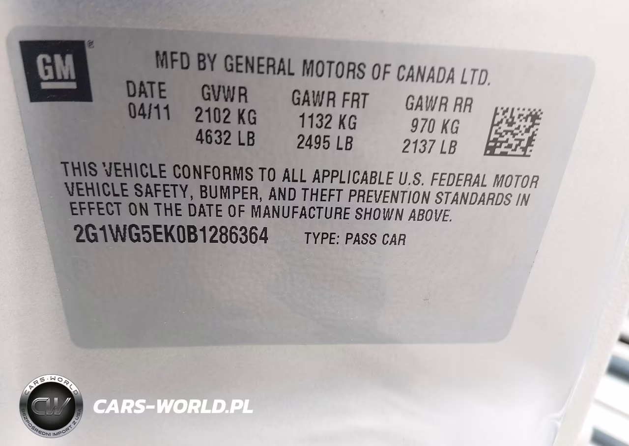 2011 Chevrolet Impala Lt VIN:2G1WG5EK0B1286364 - 9