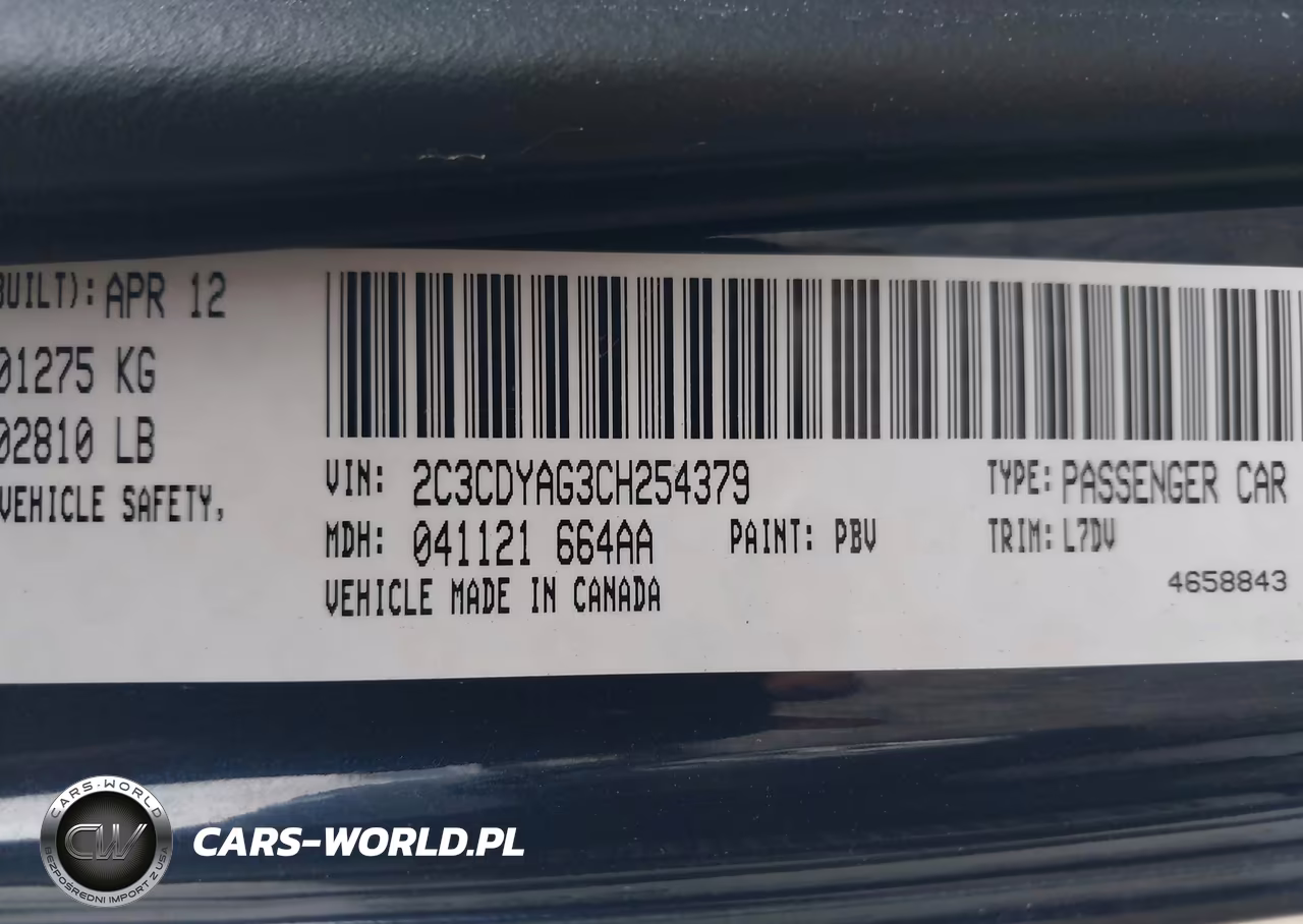 2012 Dodge Challenger Sxt VIN:2C3CDYAG3CH254379 - 9