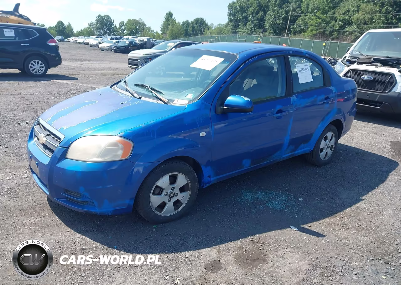 2007 Chevrolet Aveo Ls VIN:KL1TD56697B096520 - 2