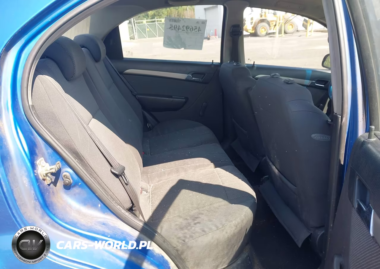 2007 Chevrolet Aveo Ls VIN:KL1TD56697B096520 - 8