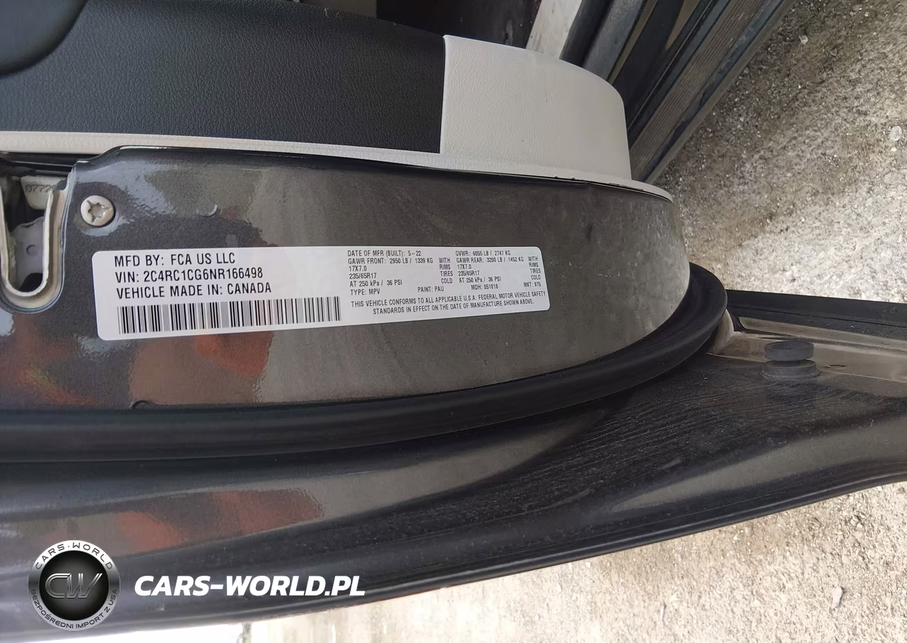 2022 Chrysler Voyager Lx VIN:2C4RC1CG6NR166498 - 9