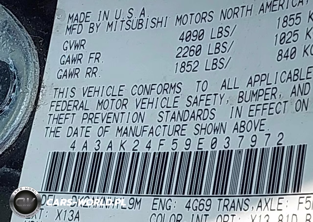 2009 Mitsubishi Eclipse Gs VIN:4A3AK24F59E037972 - 9