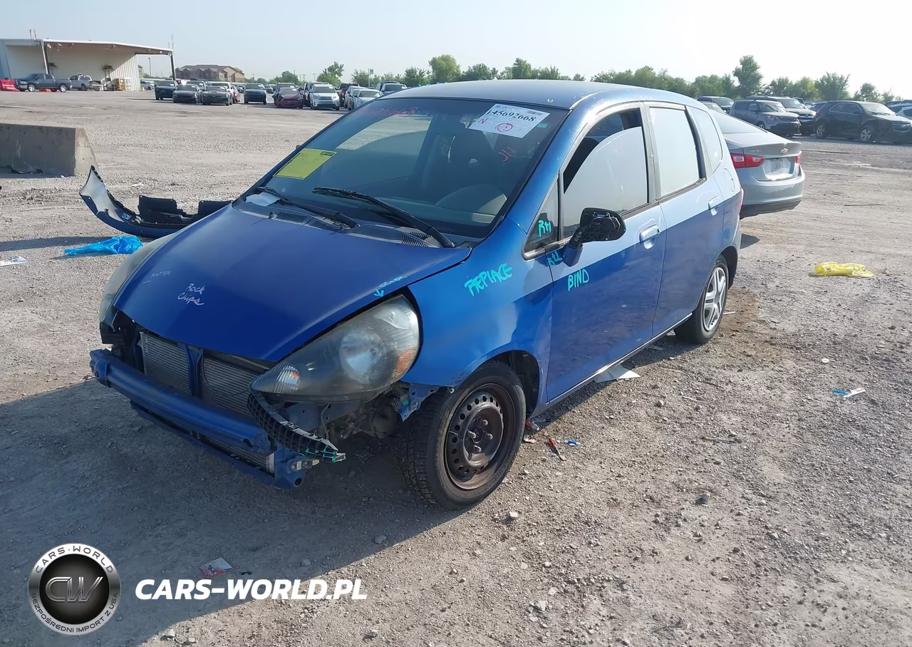 2007 Honda Fit VIN:JHMGD38417S035834 - 2