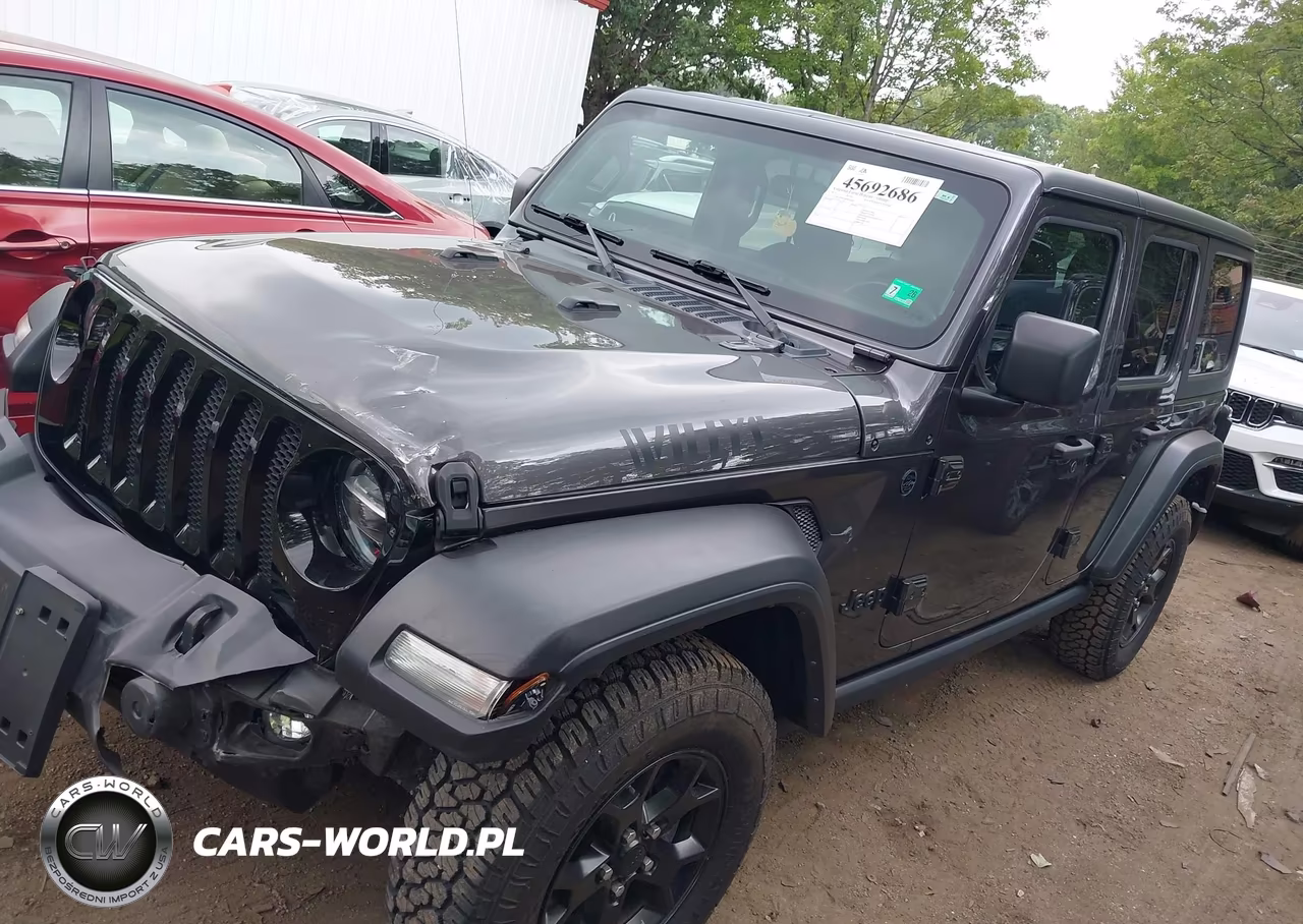 2021 Jeep Wrangler Unlimited Willys 4X4 VIN:1C4HJXDN3MW521926 - 2