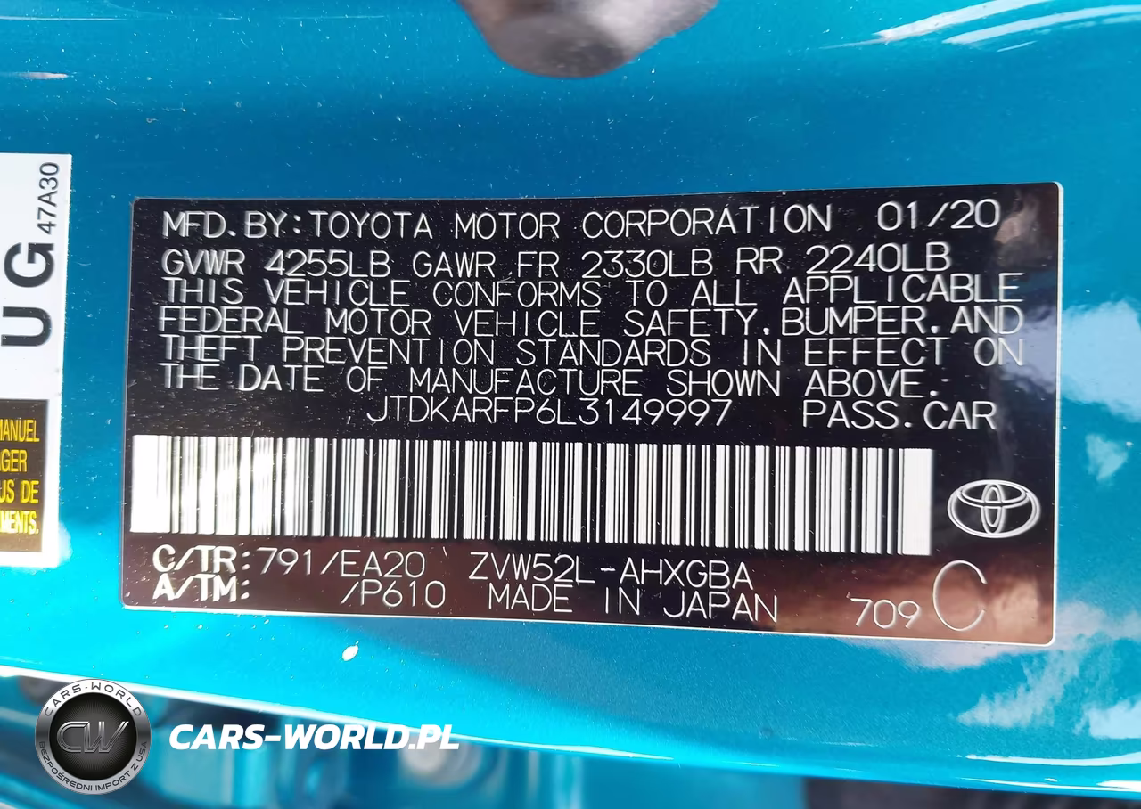 2020 Toyota Prius Prime Limited VIN:JTDKARFP6L3149997 - 9
