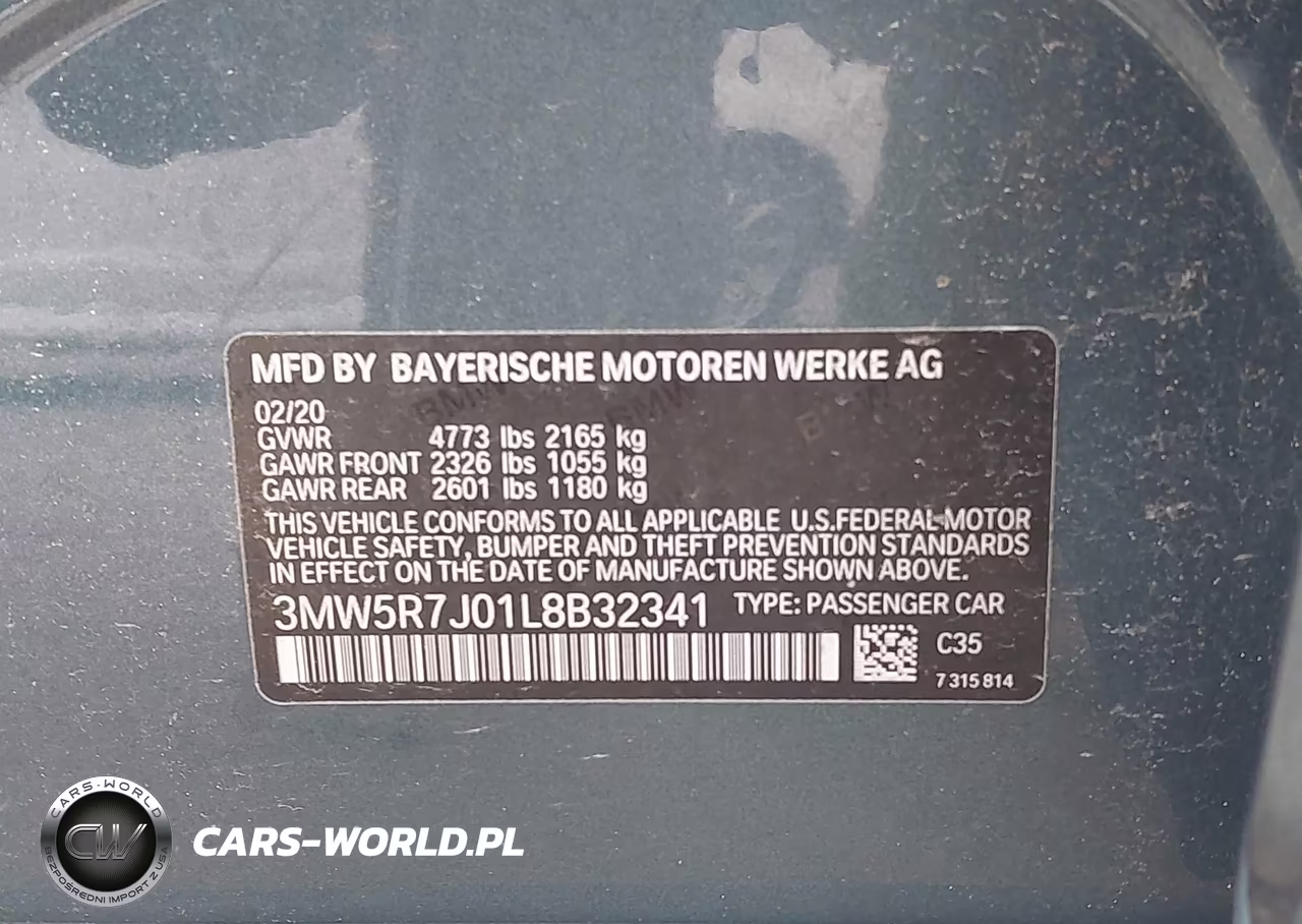 2020 BMW 330I xDrive VIN:3MW5R7J01L8B32341 - 9