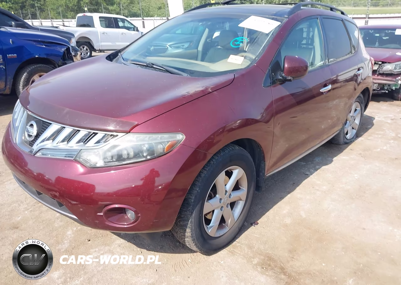 2009 Nissan Murano Sl VIN:JN8AZ18U09W105403 - 2