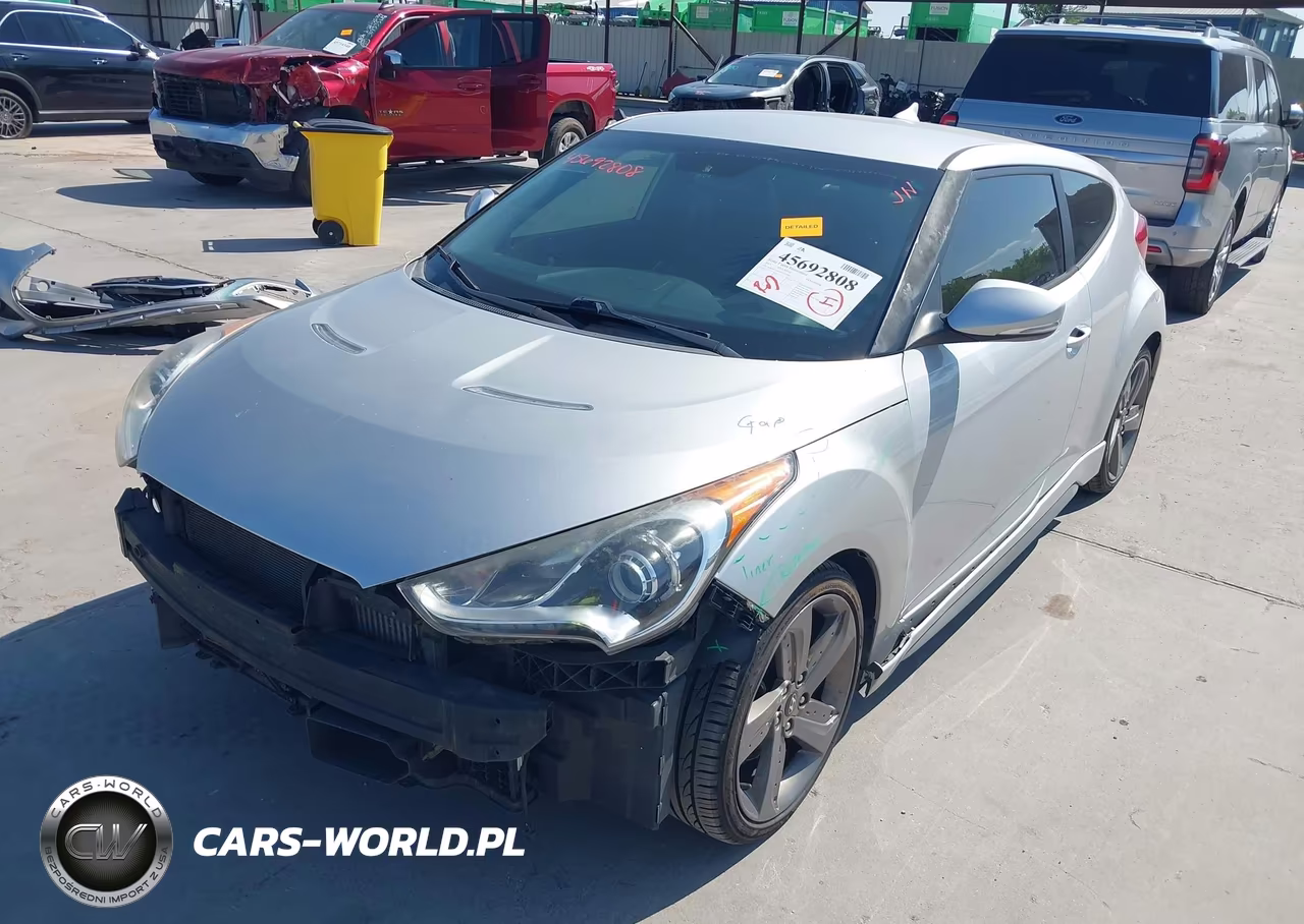 2013 Hyundai Veloster Turbo W-Black VIN:KMHTC6AE9DU154508 - 2