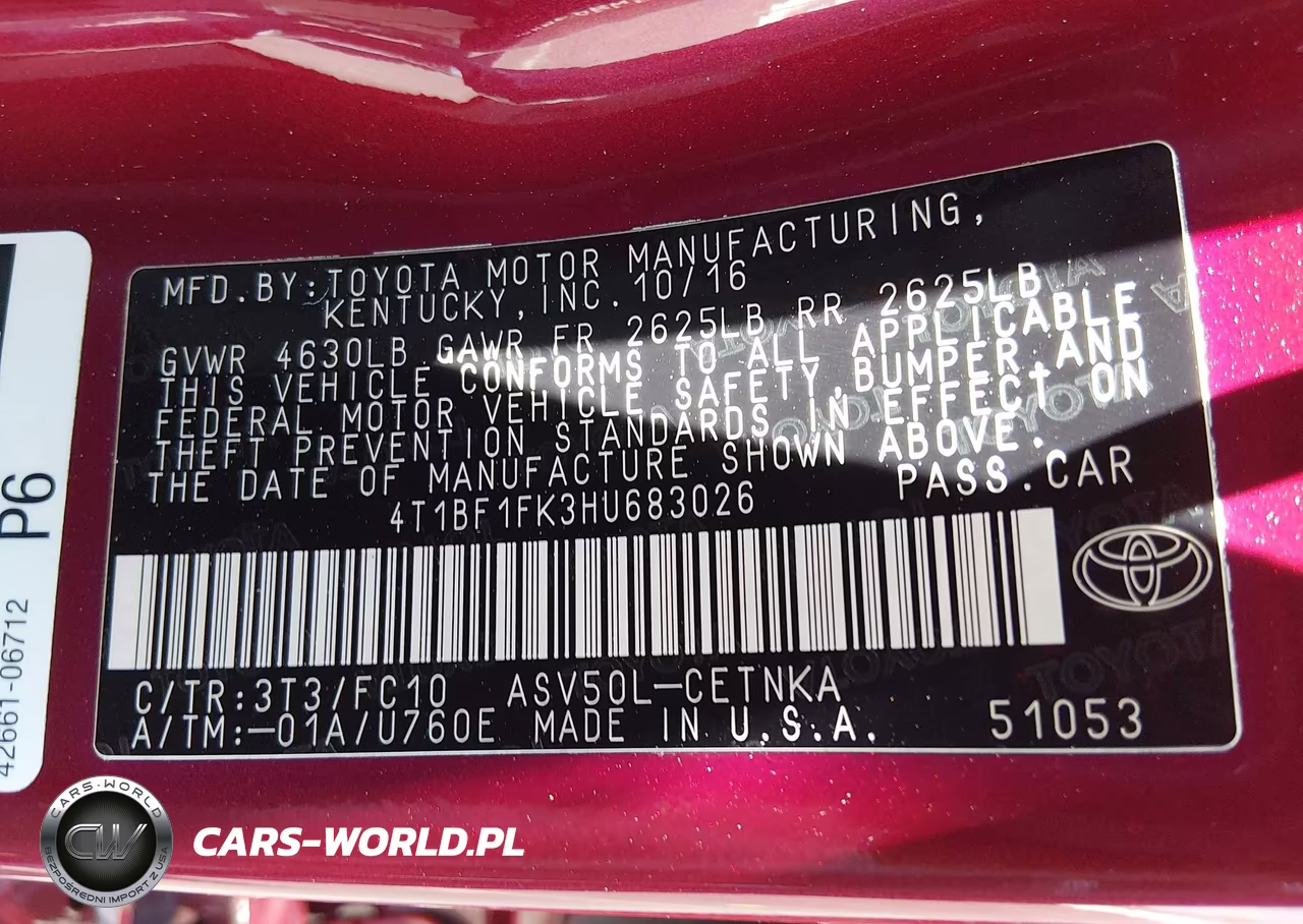 2017 Toyota Camry Le-Xle-Se-Xse VIN:4T1BF1FK3HU683026 - 9
