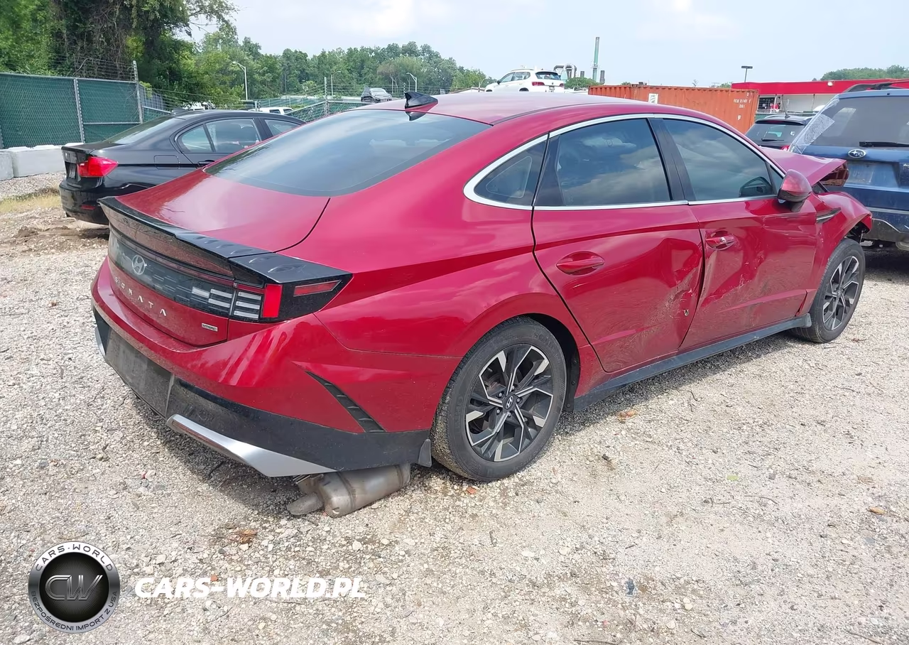 2025 Hyundai Sonata Sel VIN:KMHL64JA4SA481311 - 4