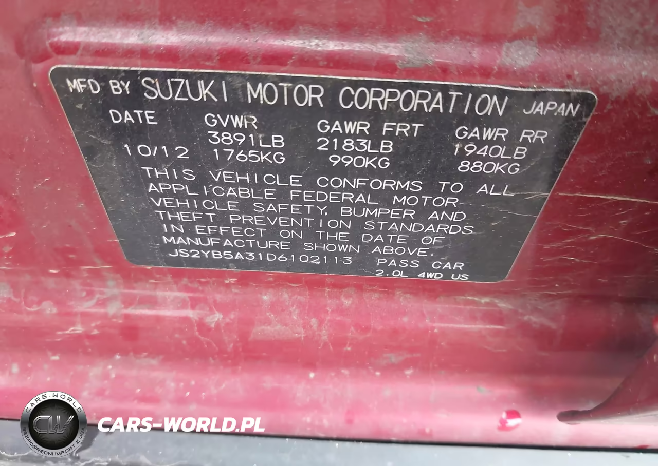2013 Suzuki Sx4 Premium VIN:JS2YB5A31D6102113 - 9