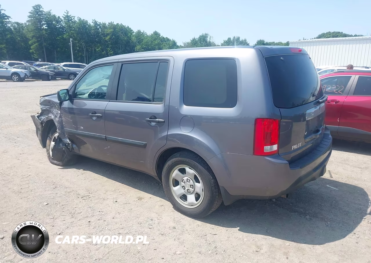 2015 Honda Pilot Lx VIN:5FNYF4H25FB067735 - 3