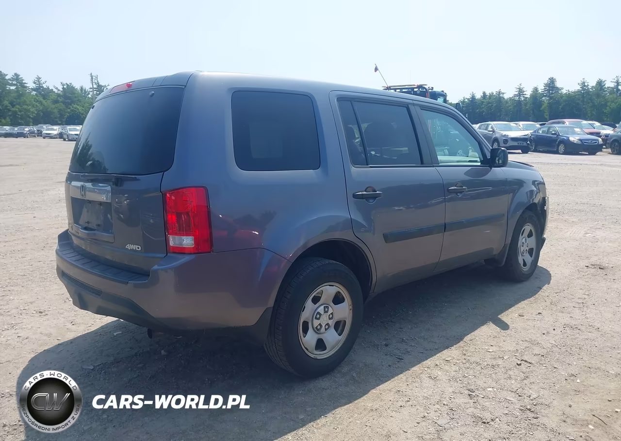 2015 Honda Pilot Lx VIN:5FNYF4H25FB067735 - 4