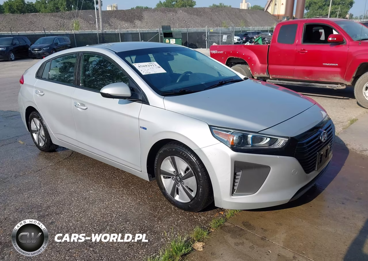 2019 Hyundai Ioniq Hybrid Blue VIN:KMHC65LC1KU106804 - 1